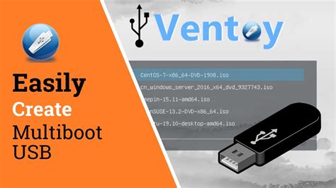 Menu de démarrage Ventoy multi-boot