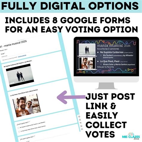 2026 Spanish Music Bracket mania musical - Mis Clases Locas