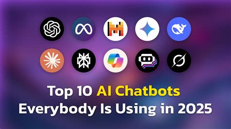 10 Most Popular AI Chatbots In 2025 - Number 10 Will Surprise You ...