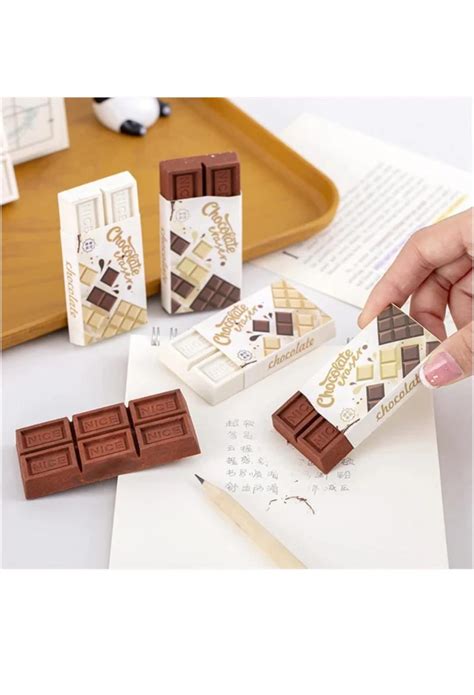 Chocolate Bar Erasers - Dual Bar – Pretty Little Things