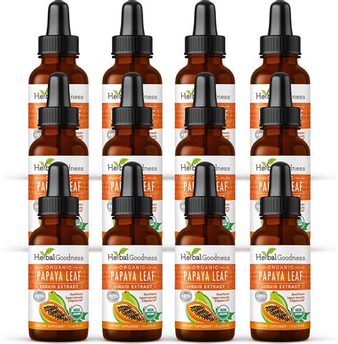 Papaya Leaf Liquid Extract - Natural Blood Platelet India | Ubuy