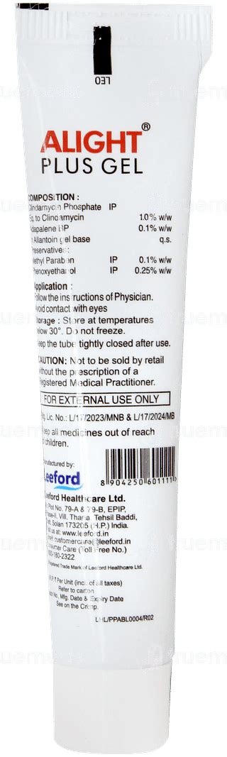 Alight Plus 011 Gel 15 Gm - Uses, Side Effects, Dosage, Price | Truemeds
