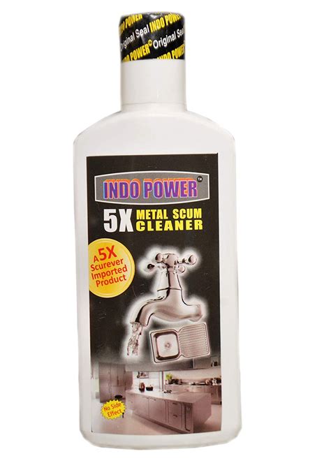 INDOPOWER XXXO-40-5X Metal SCUM Cleaner 200gm. : Amazon.in: Health ...
