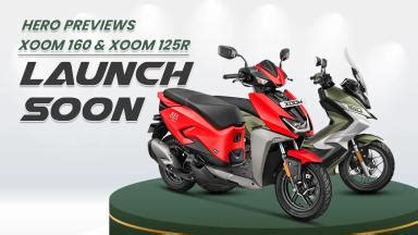 Hero Xoom 160 and Xoom 125R Scooters To Launch Soon In India
