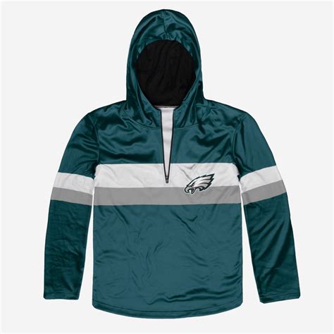 Philadelphia Eagles Quarter Zip Hoodie FOCO