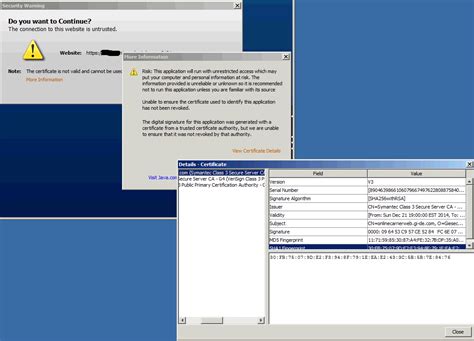 Image result for Java Security Message