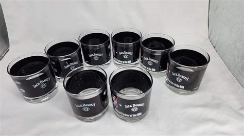 Set of 8 Jack Daniels Old No 7 Whiskey NBA Team | Ubuy India