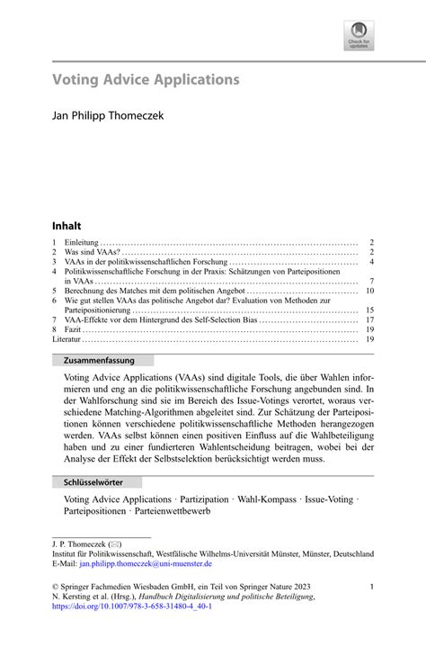 Voting Advice Application 的图像结果