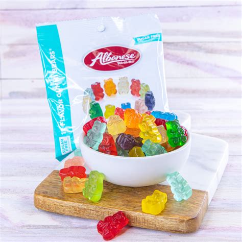 Sugar Free 12 Flavor Gummi Bears, 3.5 oz. - Wockenfuss Candies