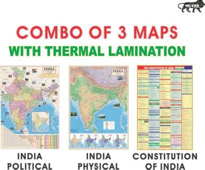 ENGLISH MAPS INDIA (Both Political, Physical Map & Constitution of ...