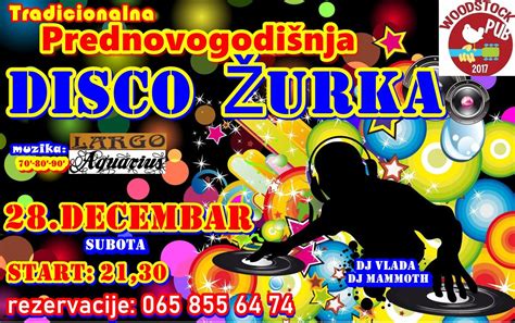 Tradicionalna Prednovogodišnja Largo-Aquarius disco žurka u Woodstocku ...