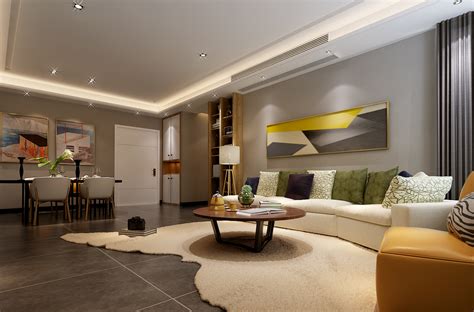 现代二居室83平米10.4万-金汉绿港装修案例-北京房天下家居装修网