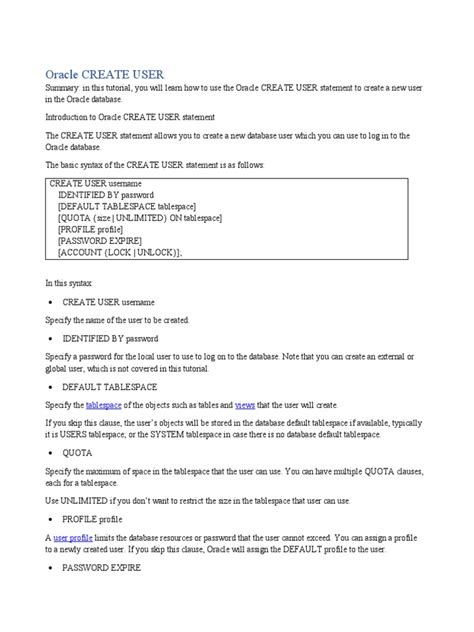 Image result for How to Create ACC On Oracle Database
