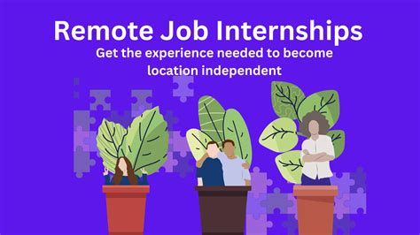 Remote Job Internships- Search Remotely
