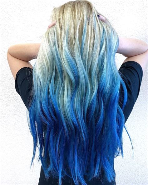 28 Blue Ombre Hair Color Ideas Trending Right Now