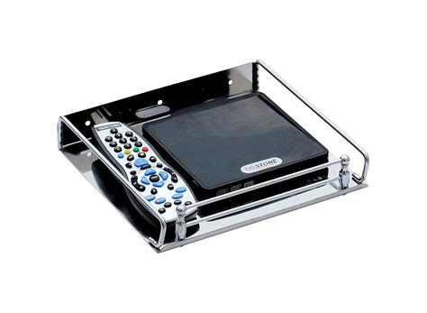 STONE Stainless Steel Multipurpose Setup Box Stand Wall Shelf and Wall ...