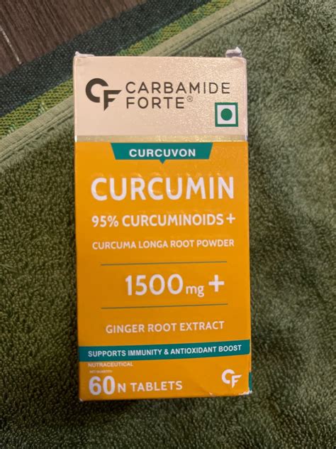 Carbamide Forte Curcumin Tablets with Piperine and 95% Curcuminoids