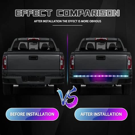 Buy Chemini Led Tailgate Light Bar 60 Inch Upgrade Arrow Tail Light ...