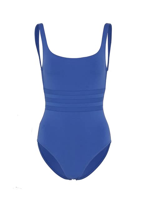 Eres Low-back One-piece Swimsuit In Blue | ModeSens