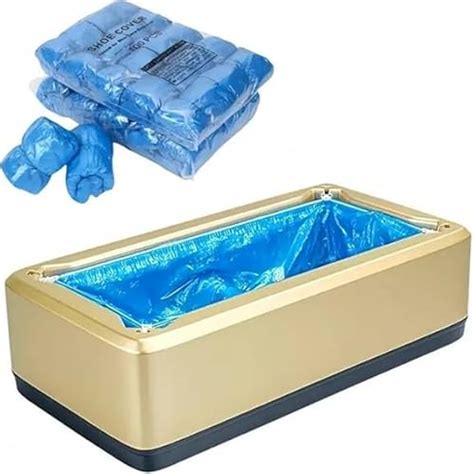Buy LITTLE WAWA ABS Gold Plastic Shoe Cover Dispenser Machine with 100 ...