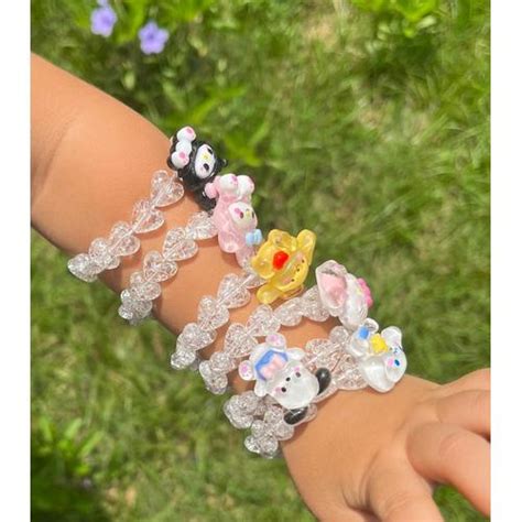 Jual Gelang Sanrio Bracelet Kuromi Cinamonrol Aksesoris Anak Cincin ...
