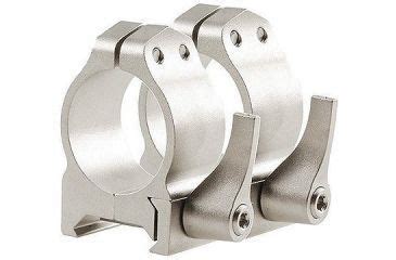 Warne Medium Quick Detach Rings w/Silver Finish 201LS | 5 Star Rating ...