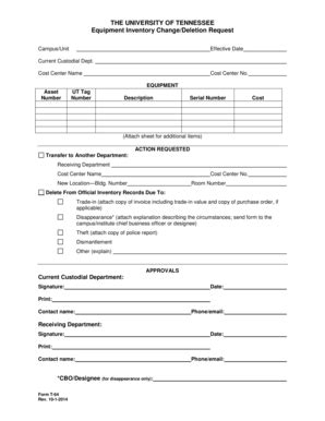 University Of Tennessee T-64 2014-2026 - Fill and Sign Printable ...