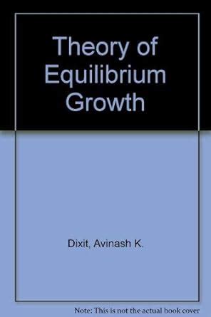 Buy Theory of Equilibrium Growth Book Online at Low Prices in India ...