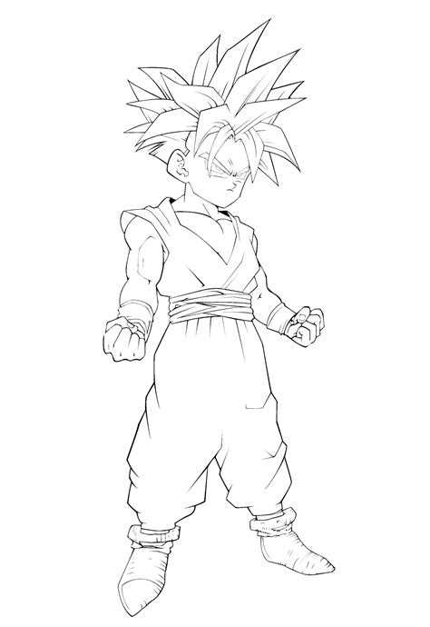 Dbz Gohan - Free Coloring Pages