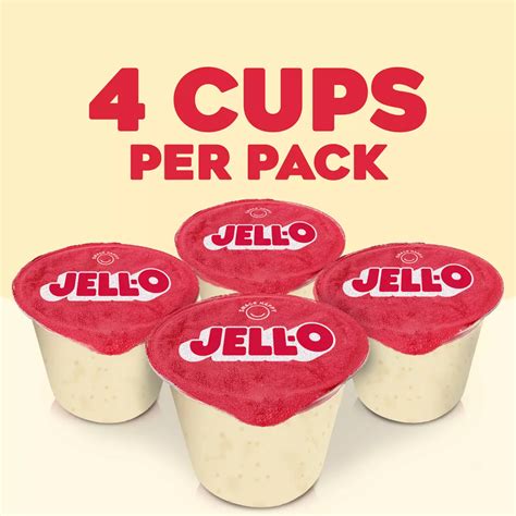 Jell-O Vanilla Pudding Snacks - Shop Pudding & gelatin at H-E-B