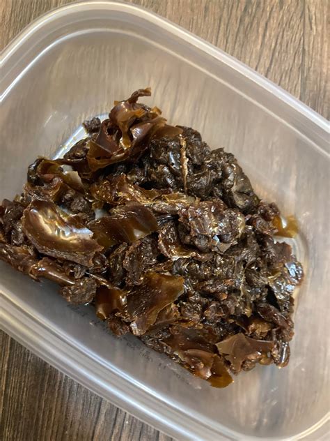 About 299 grams as the result of slowly dehydrating tea. Should I do anything else with it to ...