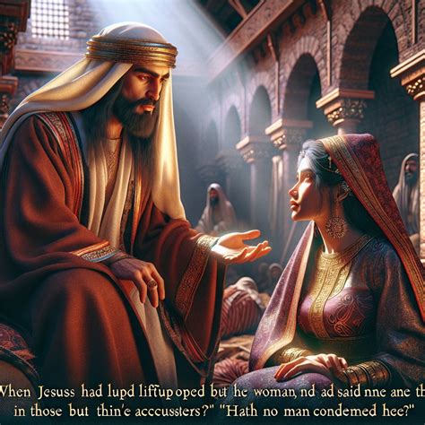 John 8:10 Artwork | Bible Art