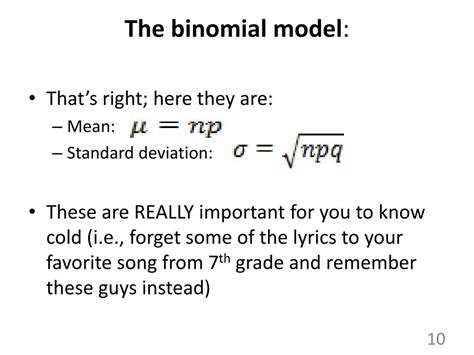 Image result for Binomial Model Presentation