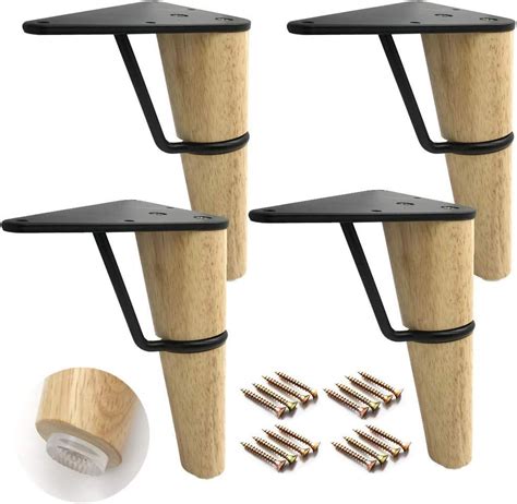 LYMBMHF Set of 4 Solid Wood Furniture Legs,Replacement Sofa India | Ubuy