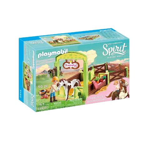Buy Playmobil DreamWorks Spirit Abigail & Boomerang with Horse Stall ...