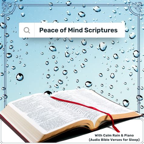 ‎Peace of Mind Scriptures With Calm Rain & Piano (Audio Bible Verses ...