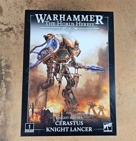 Warhammer The Horus Heresy Plastic Cerastus Knight Lancer Unboxing and ...
