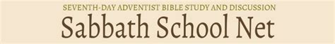 Image result for SSNET Sabbath School Lesson