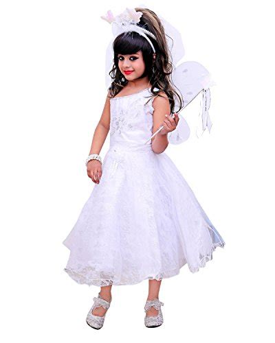 Aarika Girls Frock (PARI-White-Frock_18_2-3 Years) : Amazon.in: Fashion