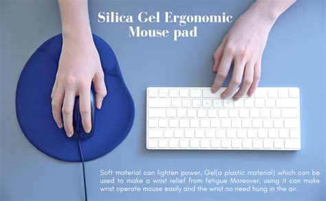 Storin Silica Gel Ergonomic Mouse pad, Wrister pad The Wrist ...