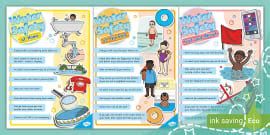 Rail Safety Poster - Twinkl - KS1 - PSHE and Wellbeing