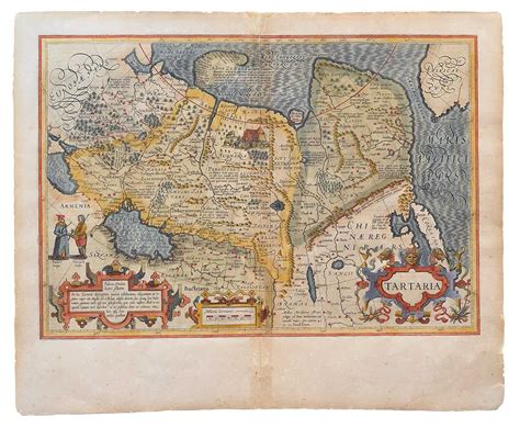 Хондиус - Меркатор. Карта Сибири или Тартарии. Амстердам. Между 1606 и ...