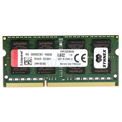 RAM DDR3(1333 NB) 8GB Kingston "Ingram/Synnex" - SuperTstore