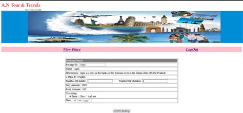 Image result for Travel and Tour System Java Code