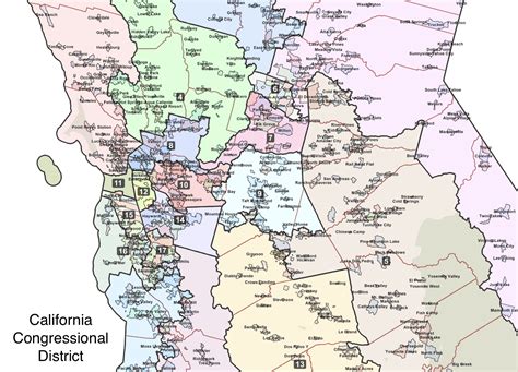 California Congressional Districts Map California Redistricting: Open