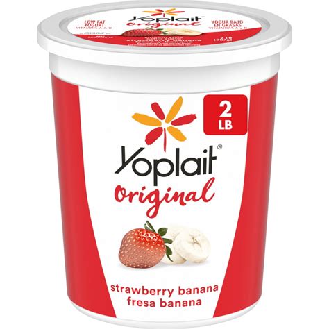 Yoplait Low Fat Strawberry Banana Yogurt, 32 OZ India | Ubuy