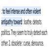 what is meaning of deteste - Brainly.in