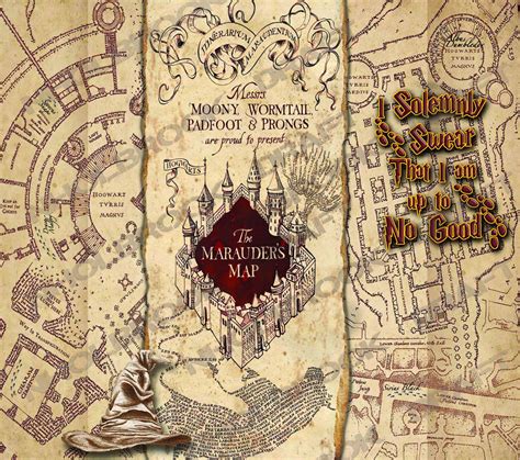 Harry Potter Marauders Map Printable