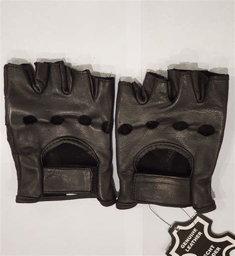 Fingerless Leather Gloves - Leather Direct