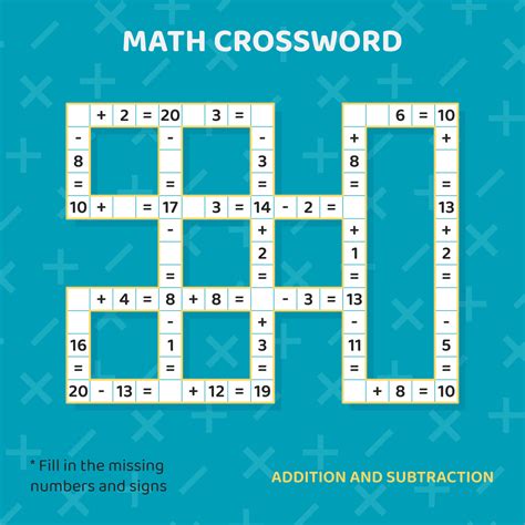 Image result for Math Number Crossword Puzzles